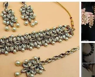 Women's Alloy Gold Plated Jewellery Set