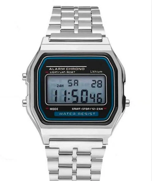 Stainless Steel Women Digital Watches - Image 2