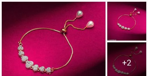 Feminine Glittering Bracelet & Bangles