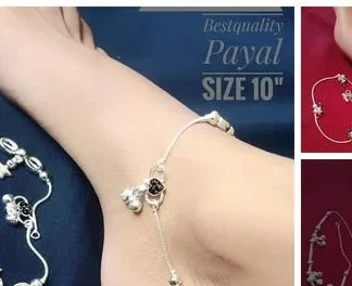 Twinkling Bejeweled Women Anklets & Toe