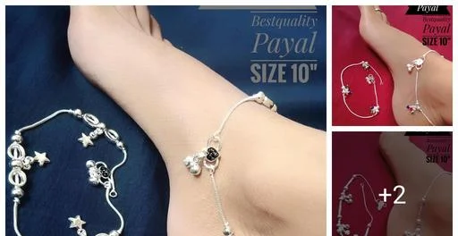 Twinkling Bejeweled Women Anklets & Toe