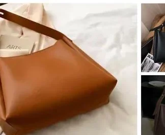 bag Tan Stylish Spacious Handbag Women's