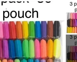3pcs Multicolor Clay