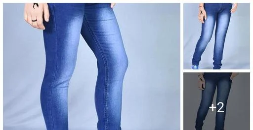 Men Cotton Blend Jeans