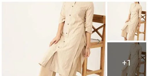 Cotton Women Kurti With Bottomwear