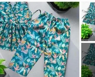 Tinkle Fancy Girls Top & Bottom