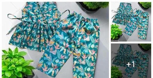Tinkle Fancy Girls Top & Bottom