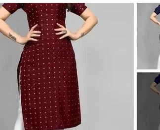 Women Satin Charvi Fashionable Kurtis