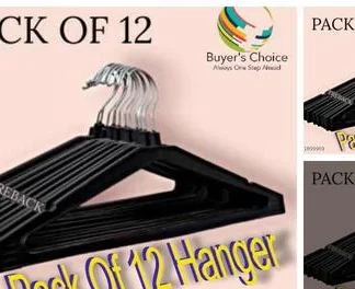 Buyer's Choice Plastic hangers for clothes