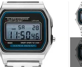 Stainless Steel Women Digital Watches