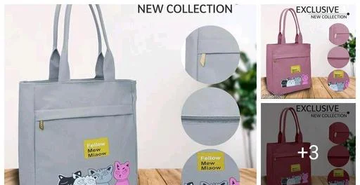 Multiple Cat Stylish Designer Handbag