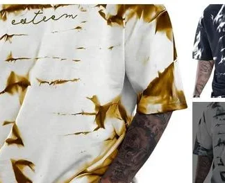 Men Cotton Blend Regular Tshirts