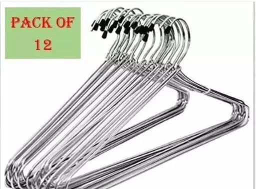 Chrome Finish Steel Hanger Pack of - Image 2