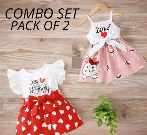 Cotton Fit And Flare Frocks & - Image 2