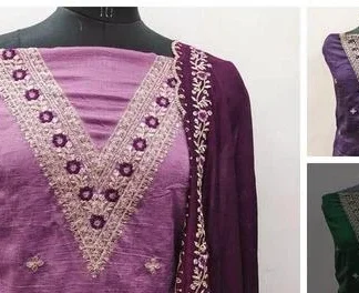 Women Vichitra Silk Jivika Ensemble Salwar
