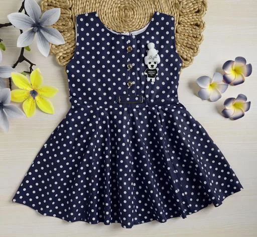 Cotton Blend Fit And Flare Frocks - Image 2