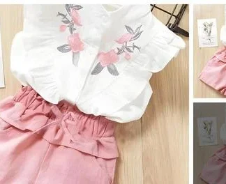 Tinkle Stylish Girls Top & Bottom