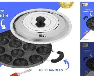 Nsvl Non Stick 12 Cavity Appam