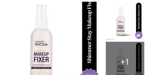 Hilary Rhoda Shimmer Stay Makeup Fixer