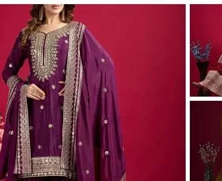 Women Chiffon Dupatta Sets