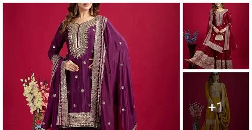 Women Chiffon Dupatta Sets