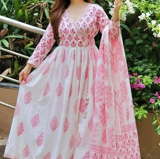Women Rayon Aagam Pretty Kurtis - Image 2