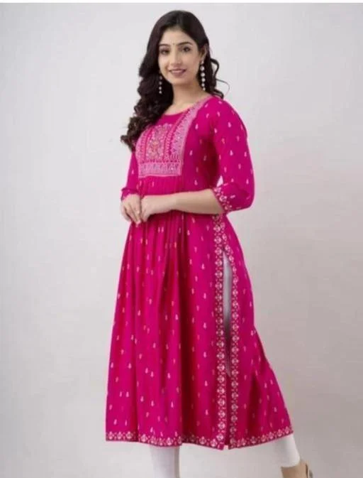 Women Rayon Myra Petite Kurtis - Image 2