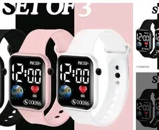 Silicon Kids Digital Watches
