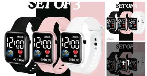 Silicon Kids Digital Watches
