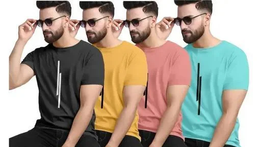 Polyester Men Polyester Regular Tshirts - Image 2