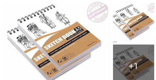 Askprints 50 Sheet A5 Sketchbook Set