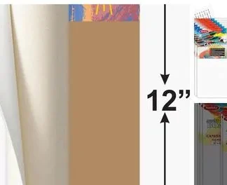 Variety 12" Canvas Roll 10oz Primed