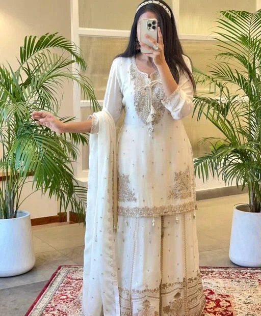 Women Silk Dupatta Sets - Image 2