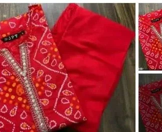 Rayon Women Kurti With Bottomwear