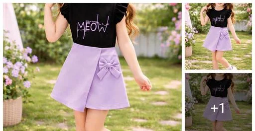 Cotton Blend Fit And Flare Frocks