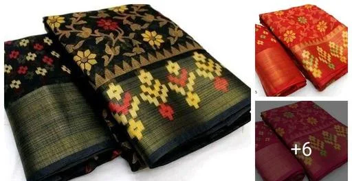 Brasso Cotton Blend Brocade saree