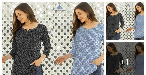 Women Cotton Kashvi Ensemble Kurtis