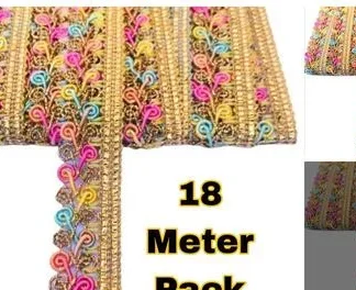 Original Trendi Multicolor Jalebi Lace 18