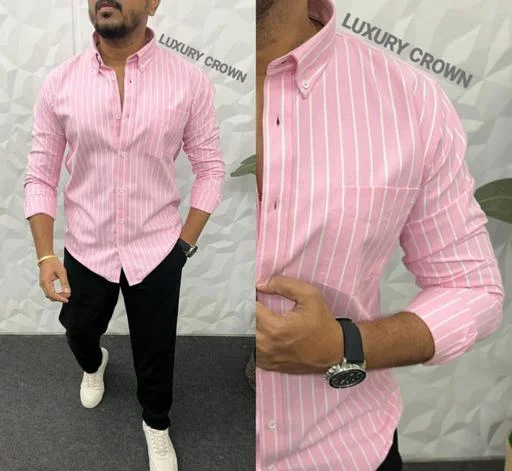 Trendy Partywear Men Shirts - Image 2