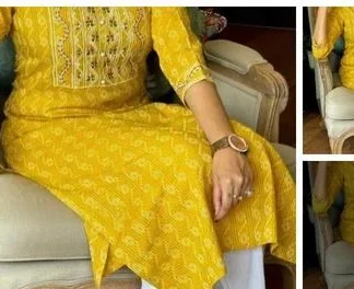 Women Cotton Abhisarika Voguish Kurtis
