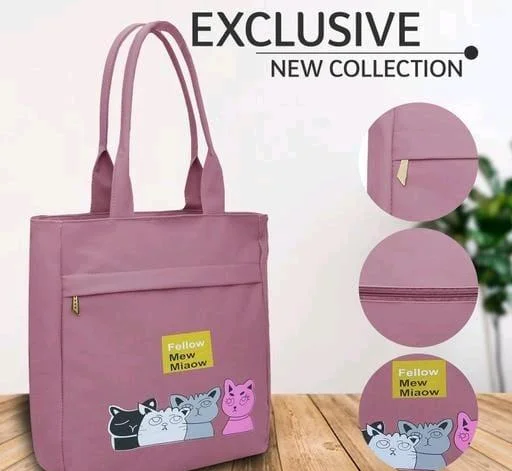 Multiple Cat Stylish Designer Handbag - Image 2