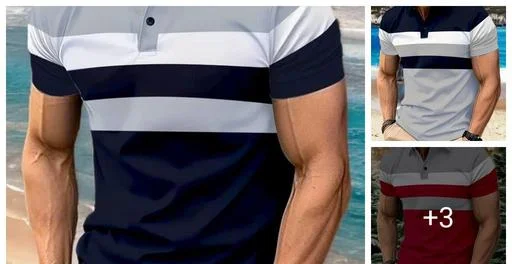 Men Cotton Blend Regular Tshirts