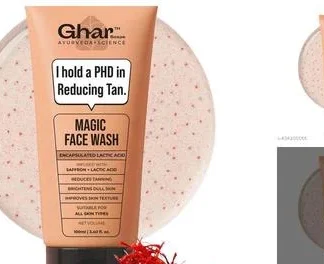 Ghar Soaps Magic De-Tan Face wash