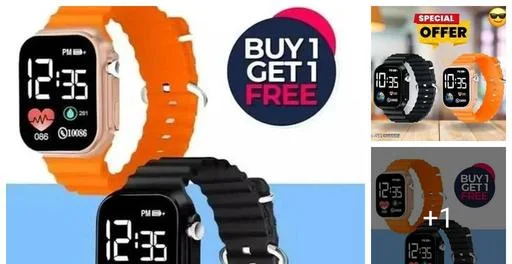 Silicon Men Digital Watches