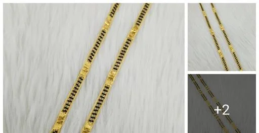 Golden Traditional Mangsutra (Temple Dance Jewellery)