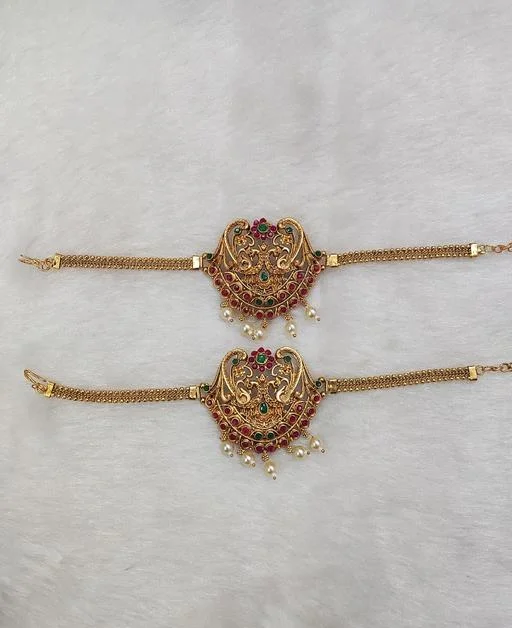 Allure Chunky Women Bajuband and Armlets - Classical Dance Jewellery - Image 2