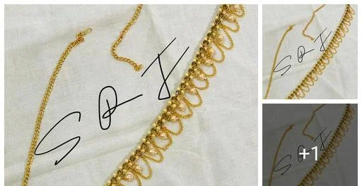 Shree Rajeshwar Imitations Gold Plated Waist Hip Belt Belly Body Chain K... (Temple Dance Jewellery)