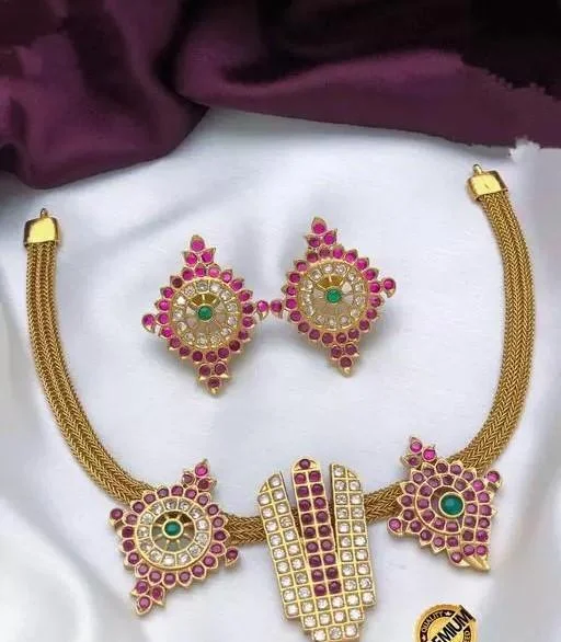 Ad Matte Real Kempu Premium Quality Necklace - Image 2