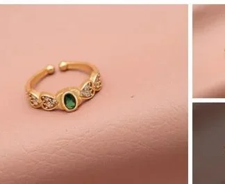 Premium Quality Ad Stone Rings (Temple Dance Jewellery)
