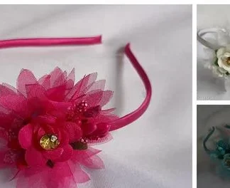 Hair Band Big Flower (Temple Dance Jewellery)